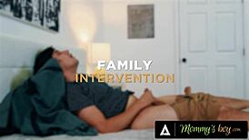 Sheena Ryder in rough threesome with mother-in-law and big cock!