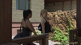 kumalott - they share her husband to fuck their big tits and ass