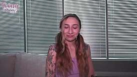 Nina Nova takes Mr. Brogan's cum deep inside.