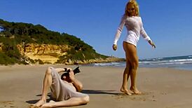 Sexy Blonde Mom Gets Fucked In The Ass By The Photographer