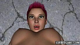 just saw this 3d redhead lesbian babe getting her wet pussy licked good