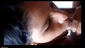 In Barranquilla, this chupadora sucks and spits cum casually.