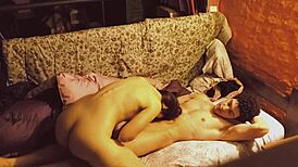 Come see this delicate young 18+ having hot sex with a monster cock at home