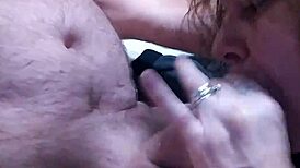 how sloppy and wet is this blowjob with handjob leading to cum?