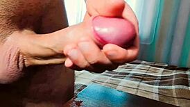 Just a hot big dick slamming you on the table, moaning loud.