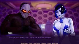 Subverse episode 1: Big-boobed robot gets a blowjob in space