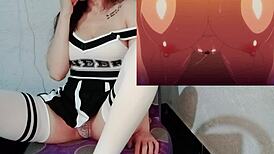 yo, she loves others banging her wife while reacting to hentai tsuma ga kirei 1! 😍