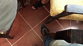 Private Phone Captures Direct Pussy Close-Up Under Her Skirt