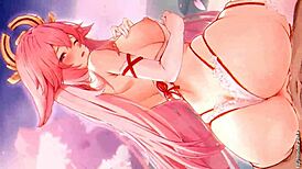 Yae Miko in Hentai Adventure