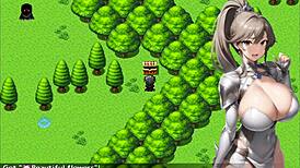 Big-Breasted Adventurer Forms Cuckold Harem with Three Virgin Girls in RPG Part 1