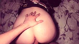 Horny stepmother and stepson share bed in doggystyle fucking