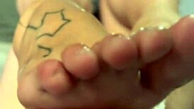 latina amateur teases little feet and ass in first softcore solo fetish session.