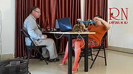 hey, monday at the office, wanna see an employee with no panties teasing and sucking dick?