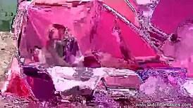 आउटडोर मसाज किंकी चुदाई में बदल जाती