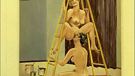 i love these vintage erotic drawings, theyre so antique and retro.