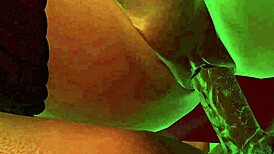 New Year's Eve Elf Encounter in 3D Animation