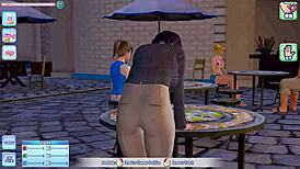 i play more sexy beach resort gameplay, using vibrator on anime girl for blowjob and anal cumshot.
