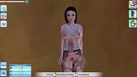 i play more sexy beach resort gameplay, using vibrator on anime girl for blowjob and anal cumshot.