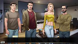 Complete Gameplay - Red String Part 29 with Anal Finger Masturbation