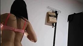 Colombian girlfriend returns for passionate homemade fucking