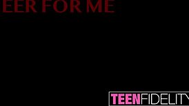 Horny cheerleader Isabella Nice's tight pussy makes him cum