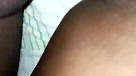 this housewife in black panties seduces me to taste her tight pussy