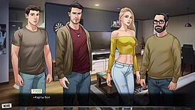 Complete Gameplay - Red String Part 29 with Anal Finger Masturbation