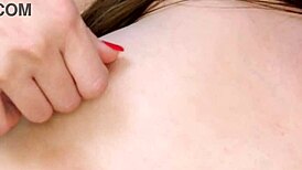 Cute Brunette Poses Naked in Close-Up Photoshoot!