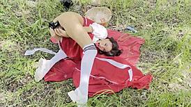 Red Riding Hood Monika Fox Finds Big Dildos On Way To Grandma With Anal Squirt