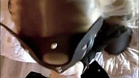 blonde with small breasts feels overwhelming pleasure from sucking big dick