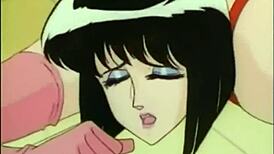 Anime Strapon Threesome Turns Into Wild Lesbian Action