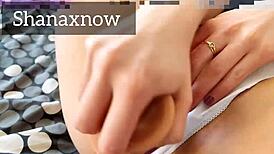 Teen dildo orgasm rocks in 4k clarity