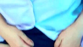 New clip of teen student riding raw after school while parents away. Her wet pussy drips on cock until creampie!