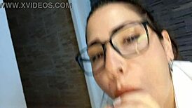 I gave the bestest blowjob to my asian milf wife ever!