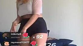 Bouncing Blonde Titties