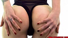 Tattooed babe assfucked hard after deepthroat session.