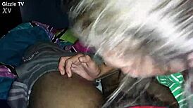 New Milf Teaches Teasing Blowjob to Interracial Big Black Cock