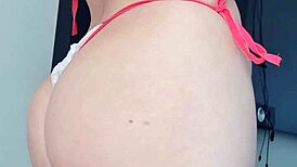 Look at this blonde slut flashing in a towel by the window?