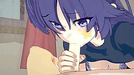 want to see yuuka's thicc thighs in blue archive 3d hentai?