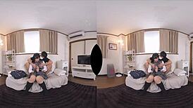 TRAIN the dominant uniform girl Hina, OBSERVE your slave from afar.