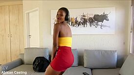 Beautiful black amateur in hot interracial scenes in a compilation