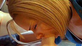 Two girls explore each other's shaved pussies and boobs in a sexy gay couple scene