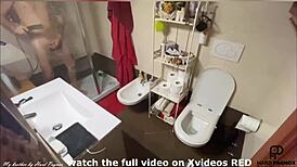 Boy spied masturbating in shower