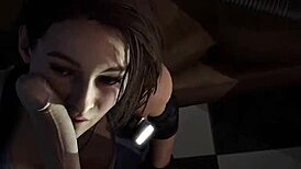 Jill Valentine S.T.A.R.S. Interrogation in Resident Evil Parody by Niisath.