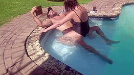 I always wanted to see my wife fuck a random guy in the pool