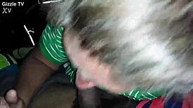 New Milf Teaches Teasing Blowjob to Interracial Big Black Cock