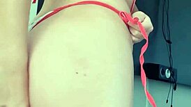 Look at this blonde slut flashing in a towel by the window?