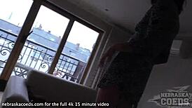 pretty spinner bella striptease dildo play