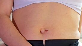 Famous Milf Model Filmed In Close-Up Masturbating Shaved Pussy To Orgasm During Intense Workout Session