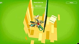 in this odymos lgbt hentai game ep 2, they fuck the ceiling lamp as an anal plug.